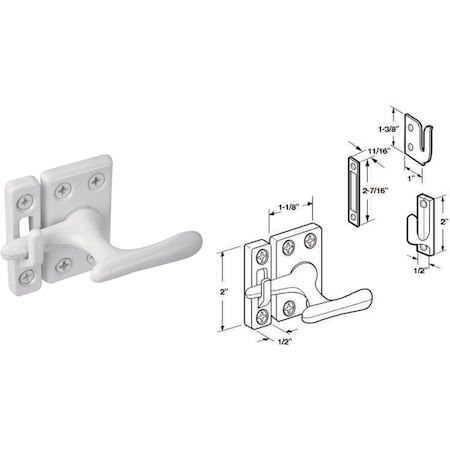 Defender Security Universal Casement Latch Fastener U 9936
